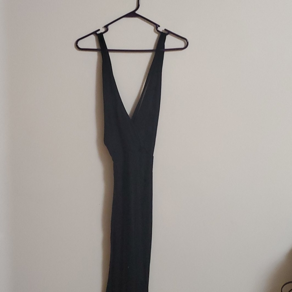 Black beach dress